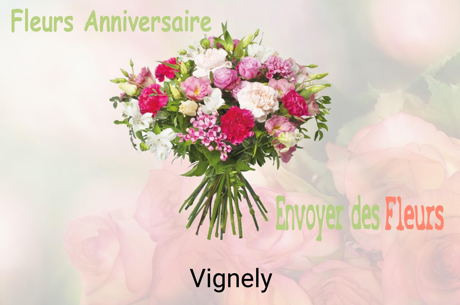 Bouquet de fleurs d’anniversaire livré à Vignely